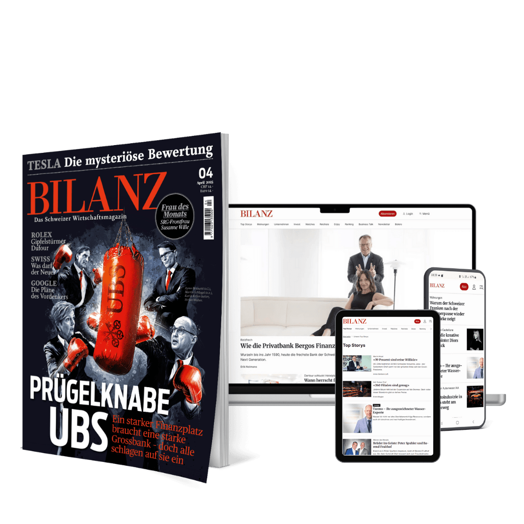 Wirtschaftsmagazin <h2>Das Wirtschaftsmagazin</h2>
<p>Die BILANZ bietet als führendes Schweizer Wirtschaftsmagazin das Kontrast-Programm zum Inforauschen: Recherche, Exklusivität, Analyse und sinnliches Erleben. Als Monatsmagazin decken wir alle Facetten des Wirtschaftsgeschehens ab und beleuchten dabei vor allem die Protagonisten der Schweizer Wirtschaftswelt. Seit 45 Jahren liefern wir Wirtschaft aus erster Hand: Unsere erfahrene Redaktion verfügt über den Zugang zu den Entscheidungsträgern und bietet dadurch besondere Einblicke. </p>